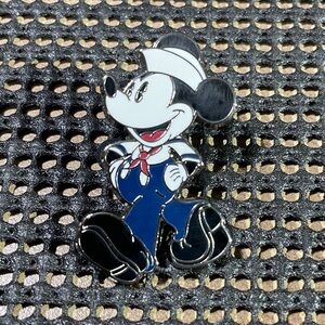 Disney Mickey Mouse Sailor Pin - Black, White, Blue, Red